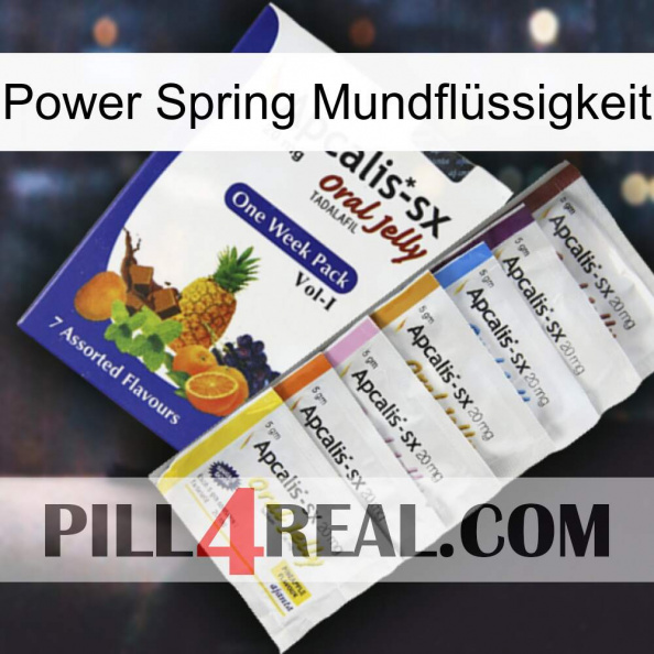 Power Spring Mundflüssigkeit 11